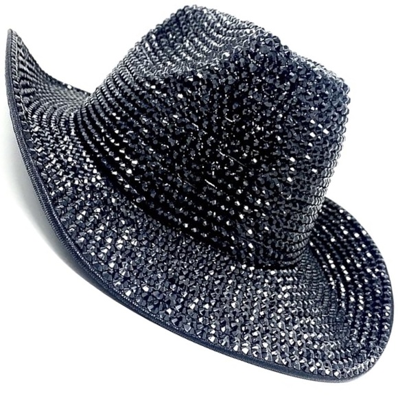 Accessories - Country Cowgirl Glam Rhinestone Cowboy Hat Handmade NEW!